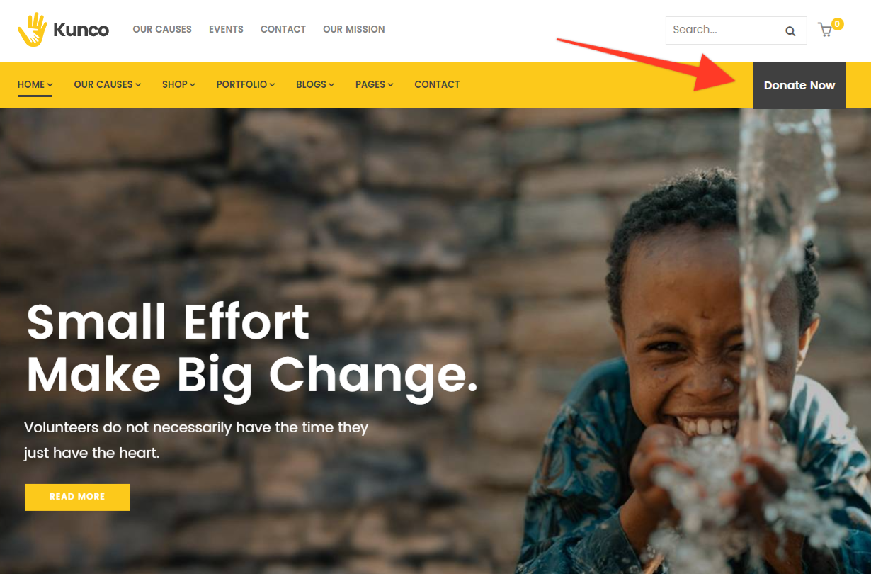 Nonprofit WordPress Theme