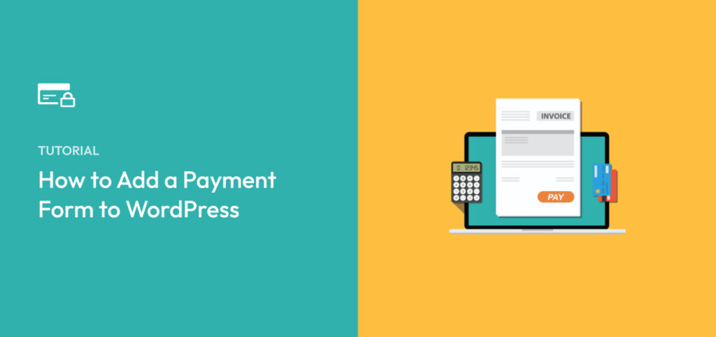 add payment form wordpress