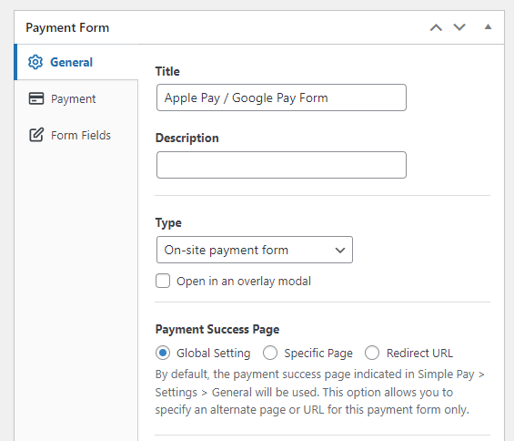general apple pay google pay settings