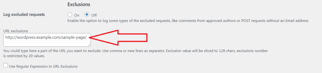 anti spam cleantalk exclusions