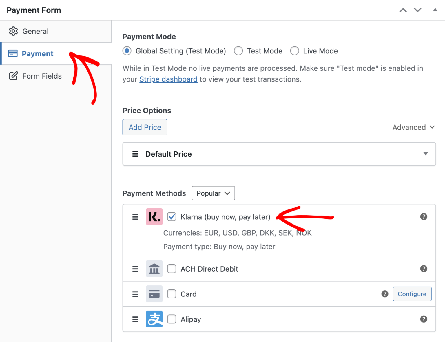 How to Accept Klarna Buy Now, Pay Later Payments - WP Simple Pay