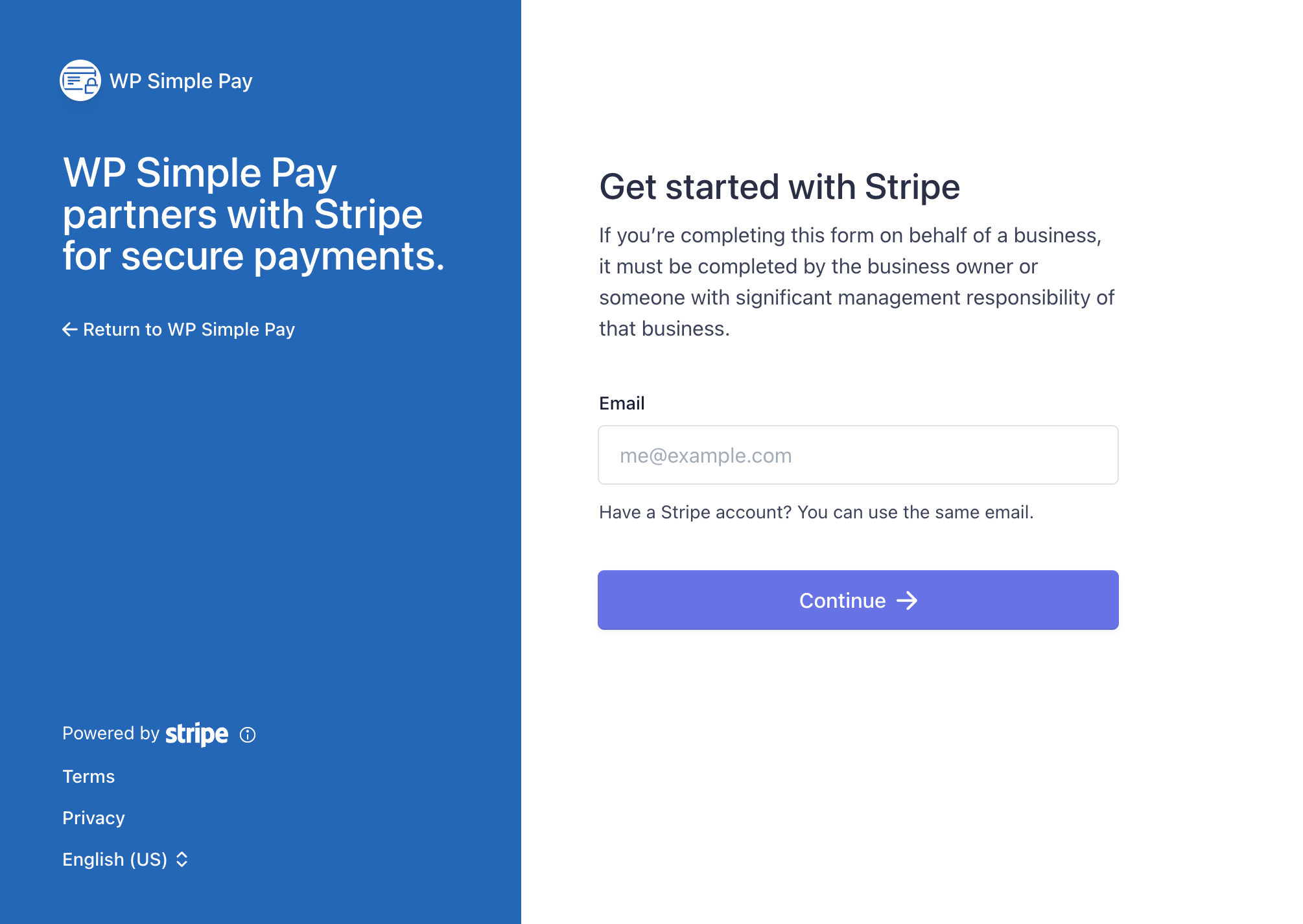 Get started with STripe