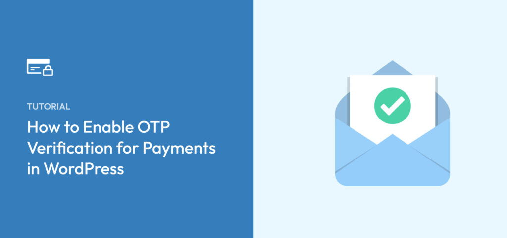 enable otp verification payments wordpress