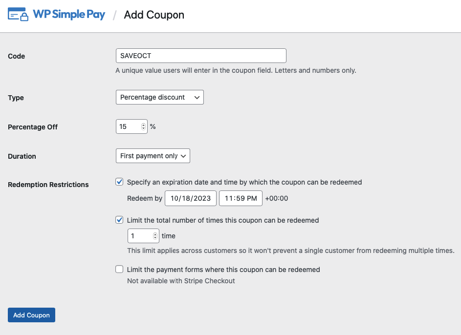 How to Create Discounts on Payment Forms