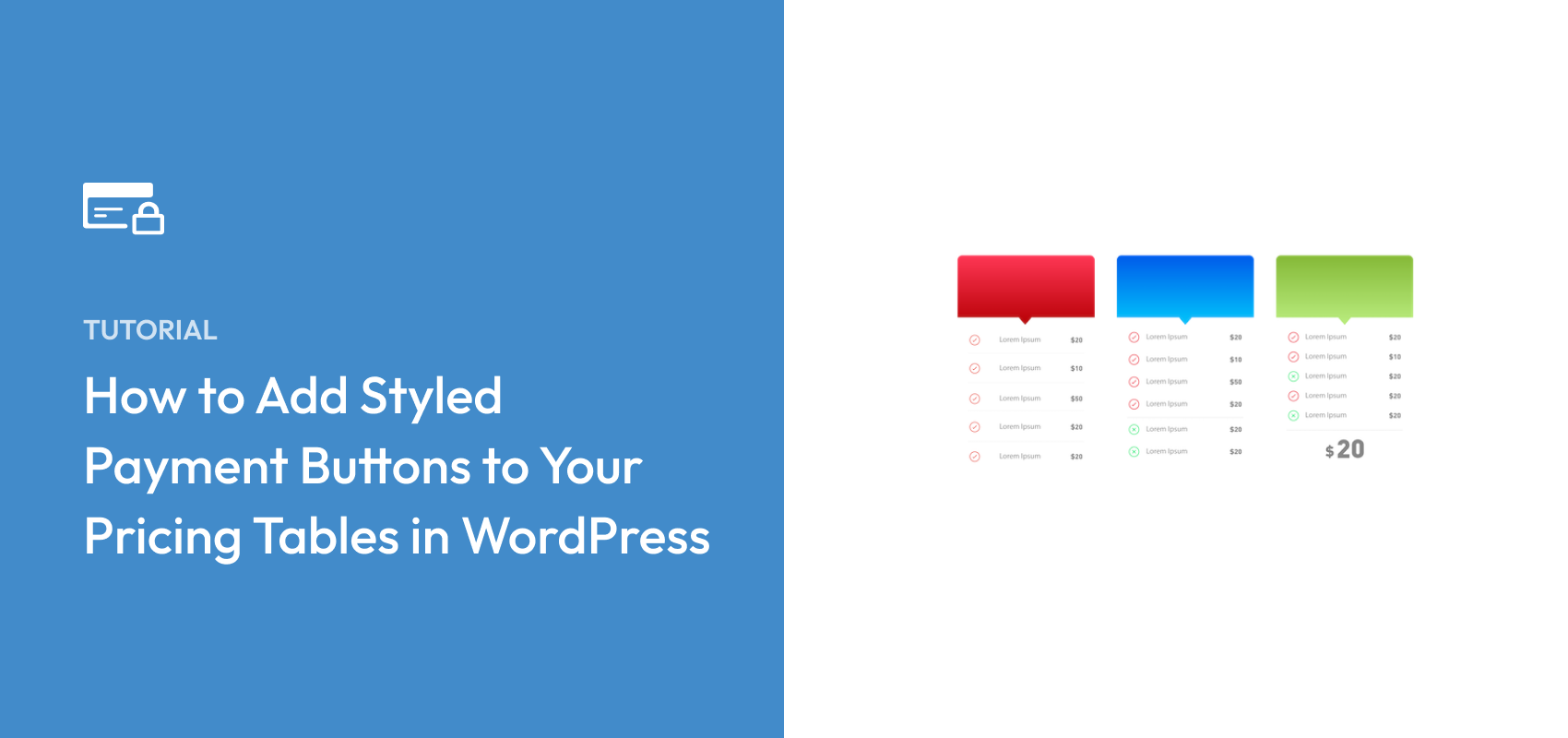 How to Add Styled Payment Buttons to Your Pricing Tables in WordPress